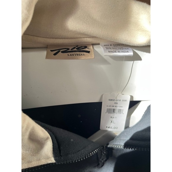 Rio Las Vegas VooDoo Cafe Lounge 1/4 Zip Pullover Sweatshirt‎ Mens XL - Picture 3 of 8